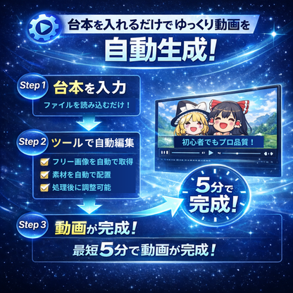 ゆっくり自動化ツール